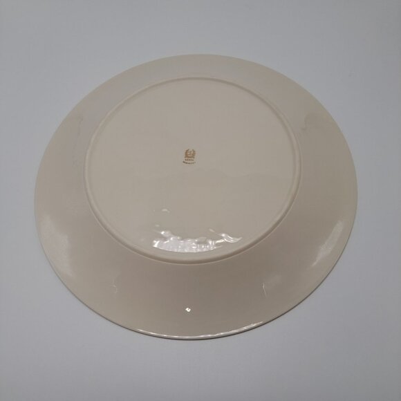 Lenox USA 24K Gold Trim Off White Embossed Grapes 12 3/4" Chop Plate Platter - Picture 11 of 12